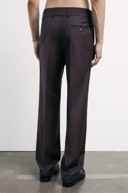 (IM)PERFECTION slim fit pants in cool wool, Brown, Patrizia Pepe