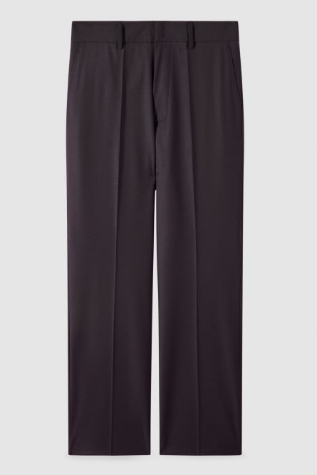(IM)PERFECTION slim fit pants in cool wool, Brown, Patrizia Pepe