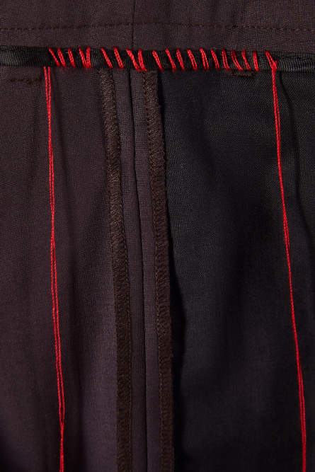 (IM)PERFECTION slim fit pants in cool wool, Brown, Patrizia Pepe