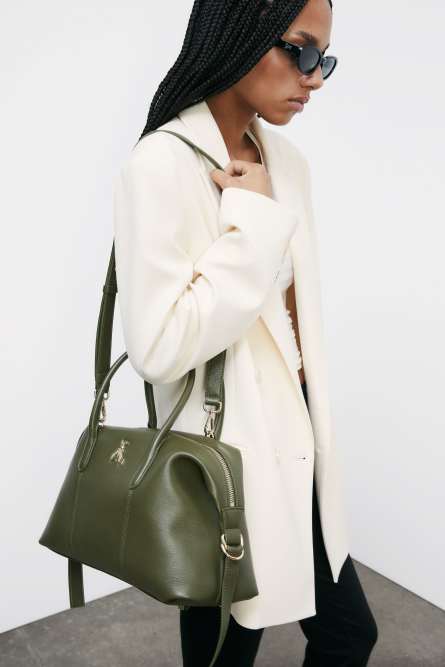 New Business bowling bag, Green, Patrizia Pepe