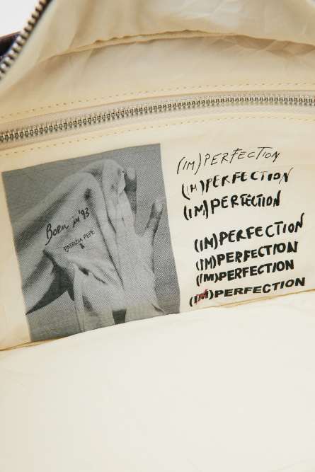 Borsa crossbody (IM)PERFECTION media glossy, Bordeaux, Patrizia Pepe