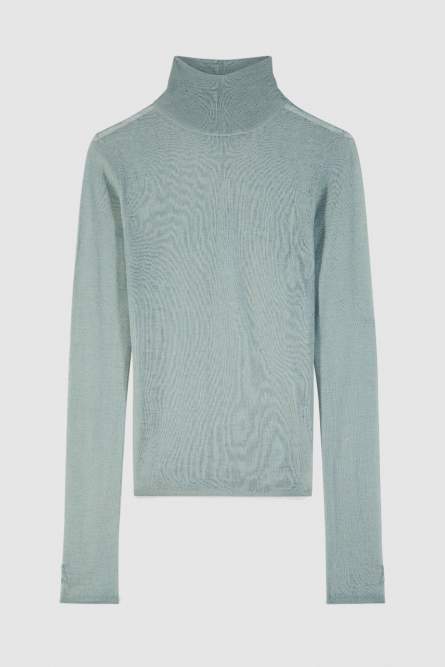 Lightweight wool turtleneck, Green, Patrizia Pepe