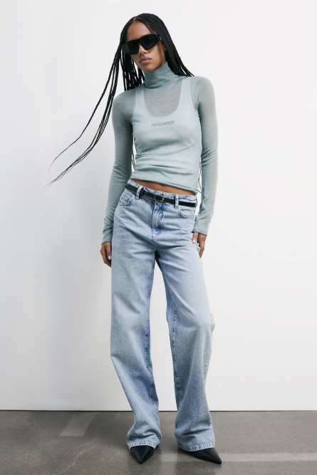 Lightweight wool turtleneck, Green, Patrizia Pepe