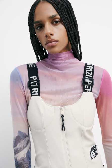 Chimeric Mountains ski suit, White, Patrizia Pepe