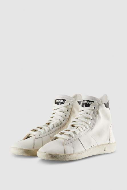 HI-SKIN Sneakers &apos;93 en cuir nappa, Blanc, Patrizia Pepe