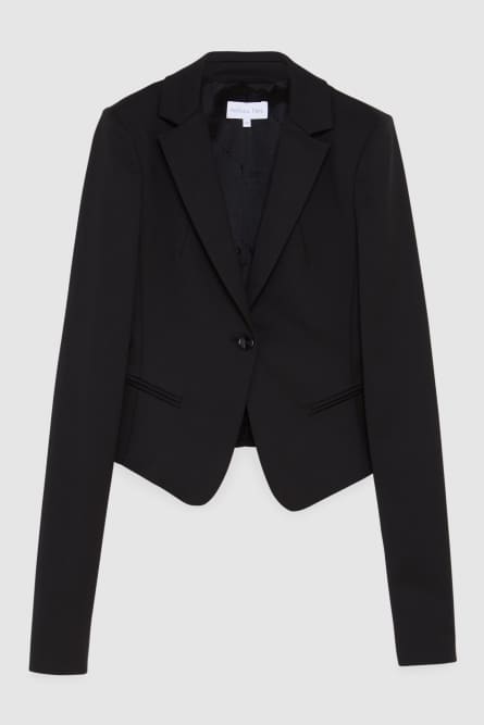 Jacke mit 1 Knopf, Schwarz, Patrizia Pepe