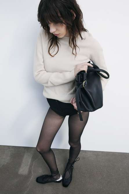 Dancing SKIN flats, Black, Patrizia Pepe