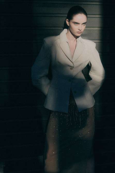 Racing jacket, White, Patrizia Pepe