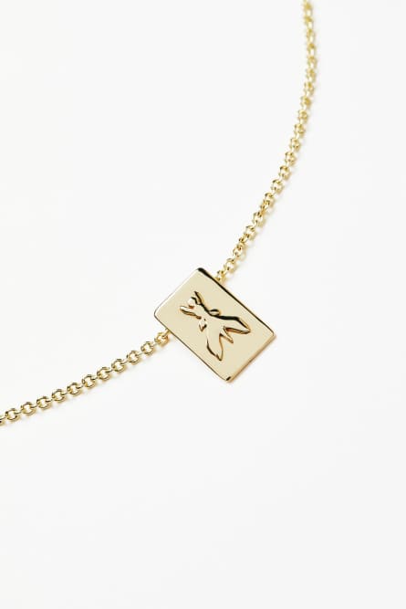 Mikro Fly Halskette, Gold, Patrizia Pepe