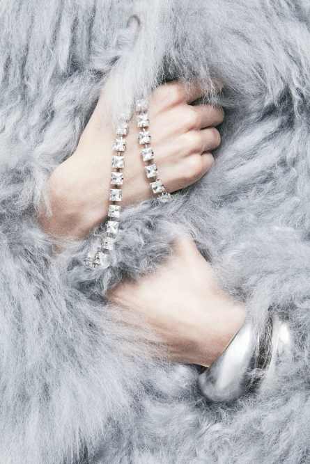 Diamond Cut chocker, Silver, Patrizia Pepe