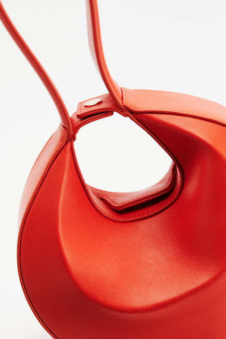 Сумка Bangle bag Hobo маленькая, Оранжевый, Patrizia Pepe