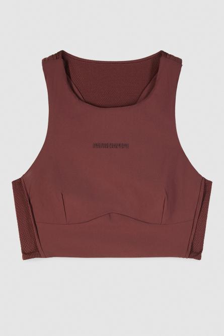 Sportliches Top aus Jersey, Braun, Patrizia Pepe