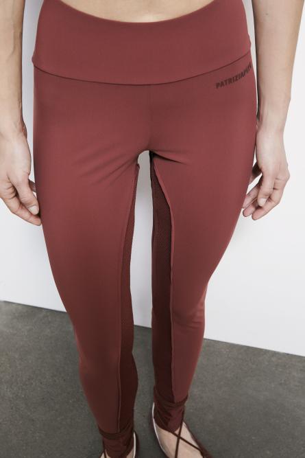 Technical jersey leggings, Brown, Patrizia Pepe