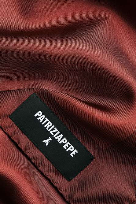 Silk scarf, Brown, Patrizia Pepe