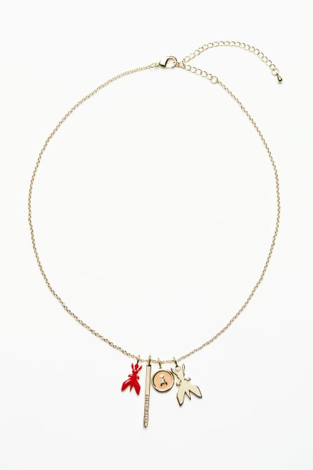 Collana Fly Charms, Oro, Patrizia Pepe