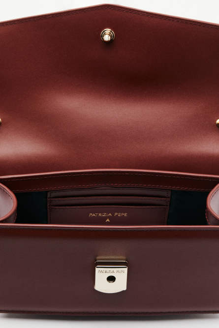 Fly Bamby shoulder bag with handles, Brown, Patrizia Pepe