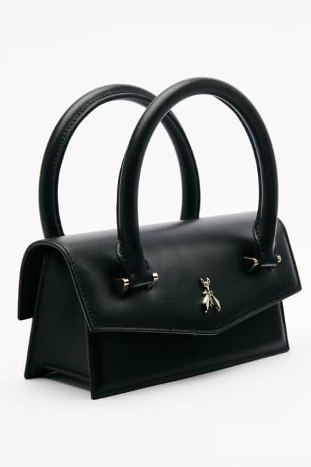 Сумка на ремне Fly Bamby с ручками, Черный, Patrizia Pepe