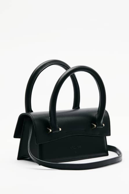 Сумка на ремне Fly Bamby с ручками, Черный, Patrizia Pepe