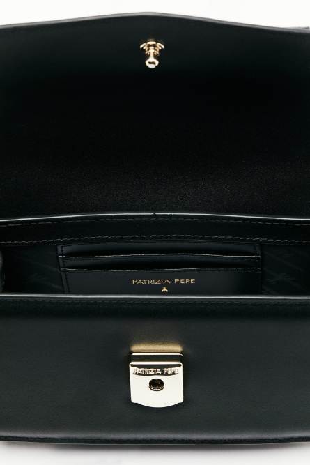 Сумка на ремне Fly Bamby с ручками, Черный, Patrizia Pepe