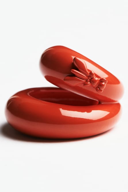 Кафф Metal Circle Coloured, Оранжевый, Patrizia Pepe