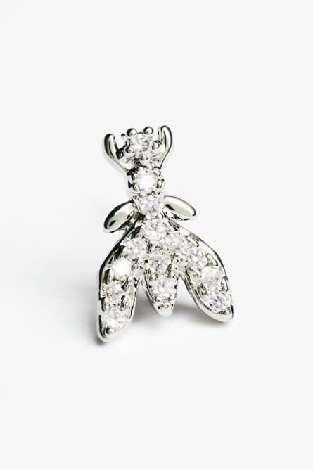 Boucles d'oreilles en laiton, Argent, Patrizia Pepe