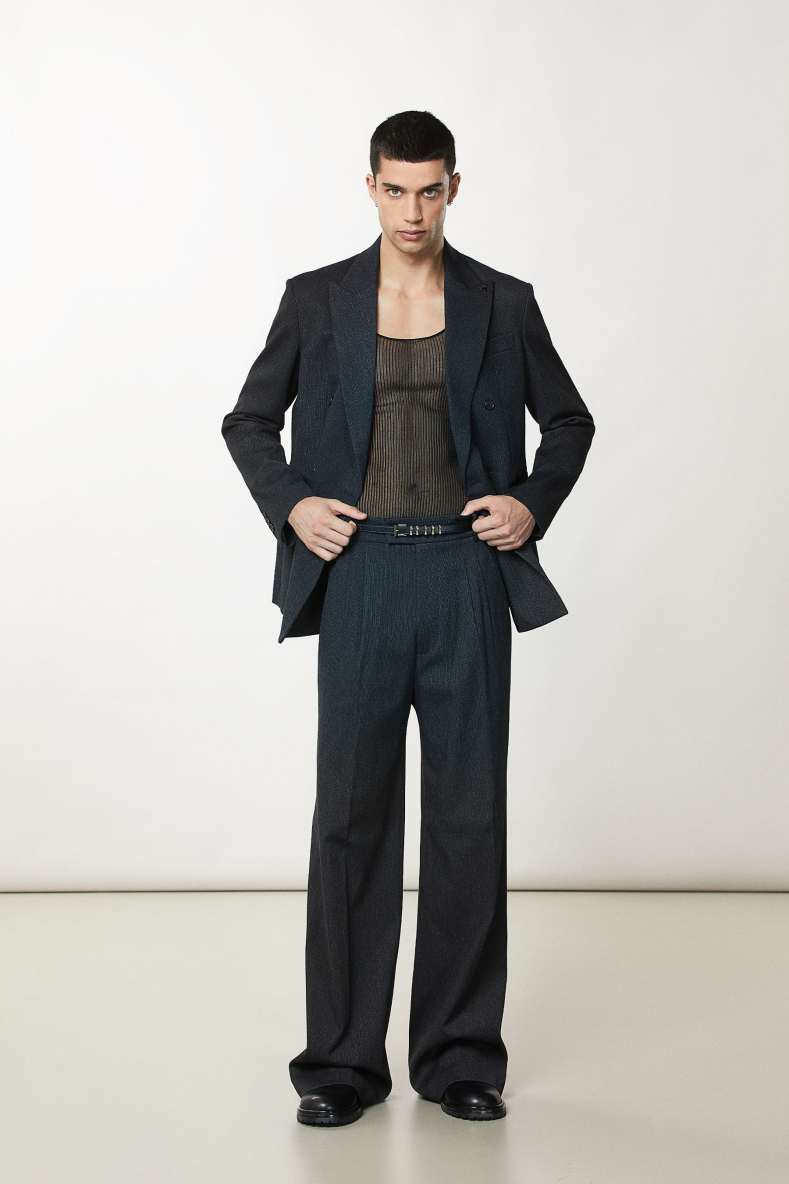 Soft pants with zipper, Grey, Patrizia Pepe