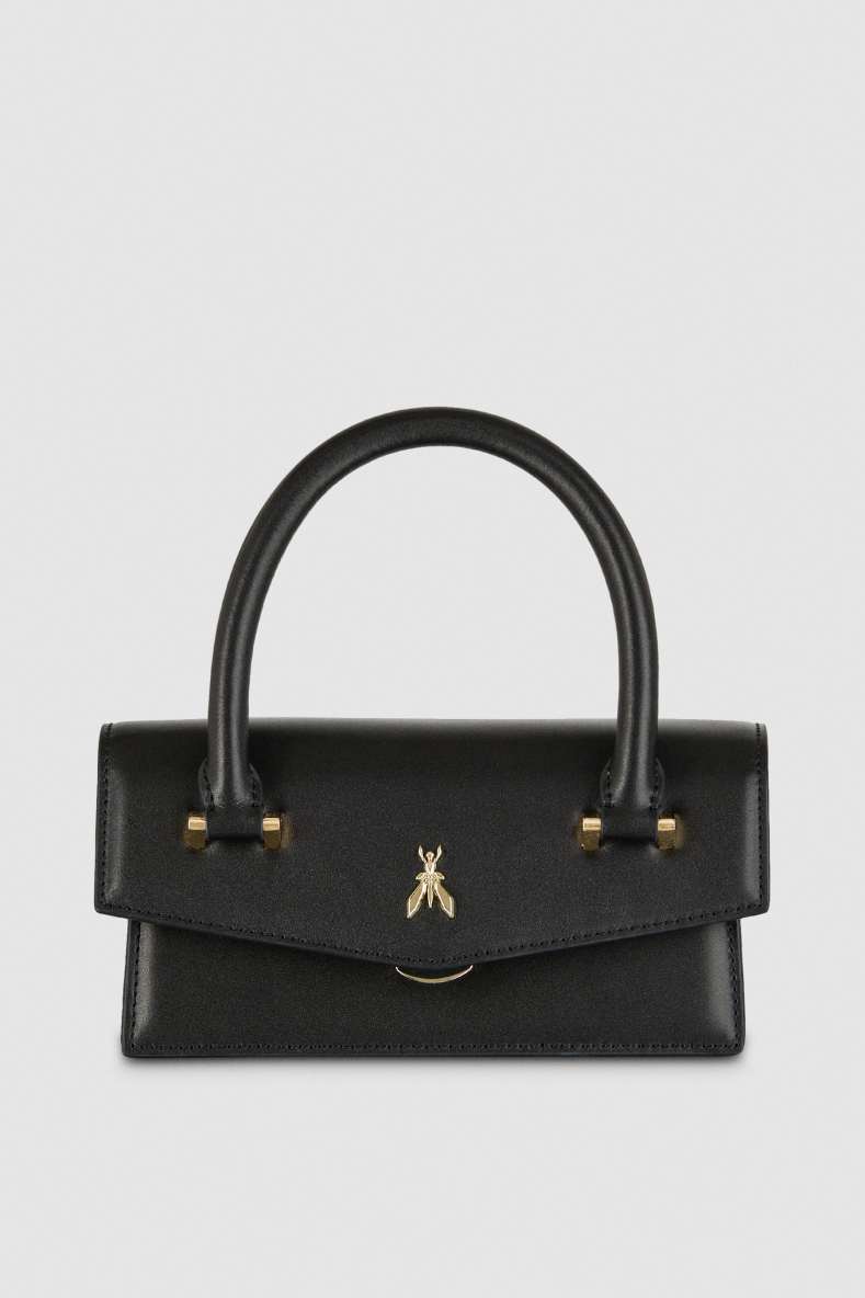 Сумка на ремне Fly Bamby с ручками, Черный, Patrizia Pepe