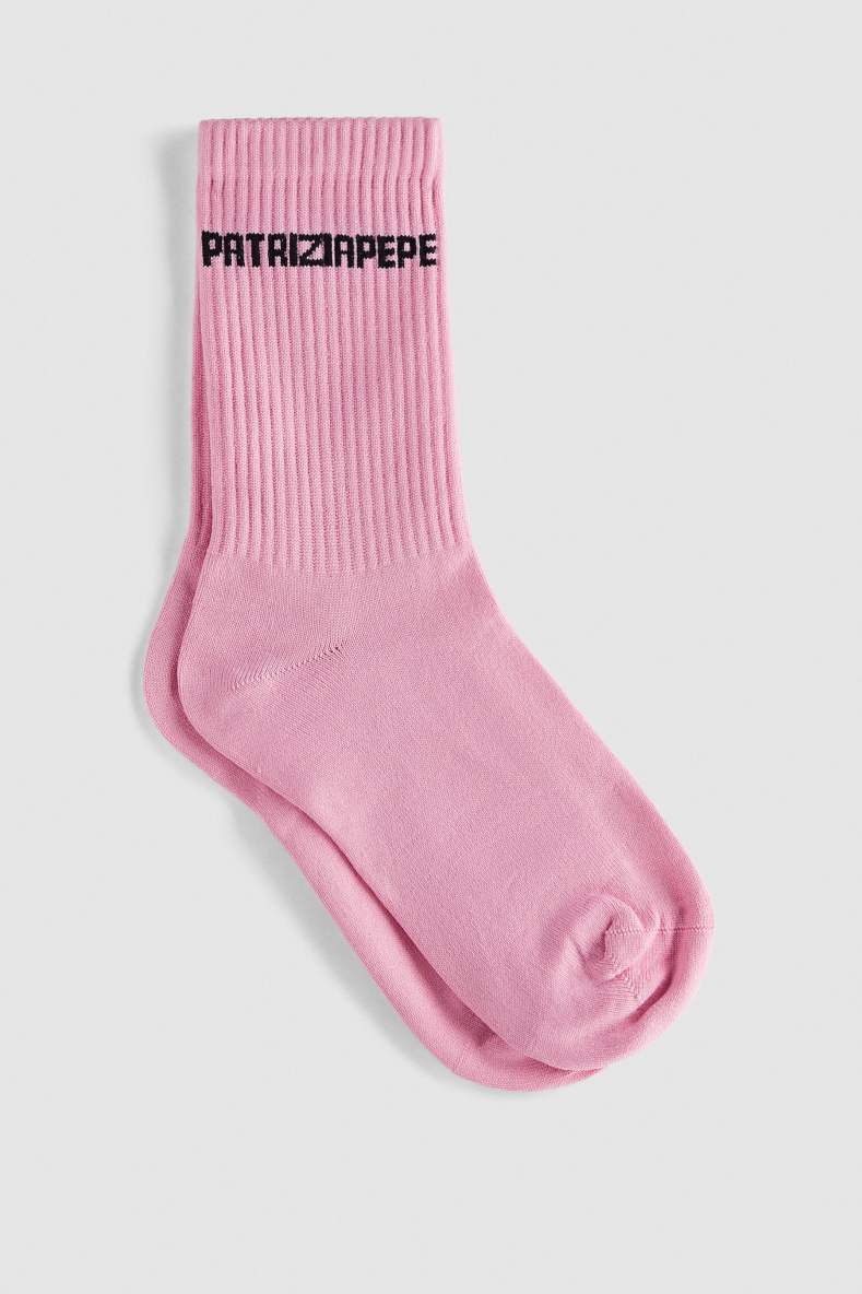 Cotton blend Socks, Pink, Patrizia Pepe