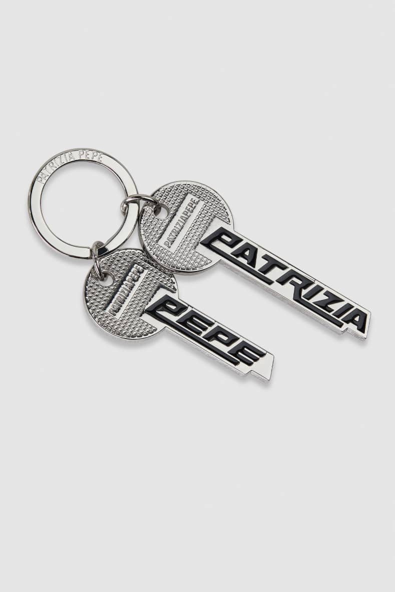 Patrizia Pepe Keychain, Silver, Patrizia Pepe