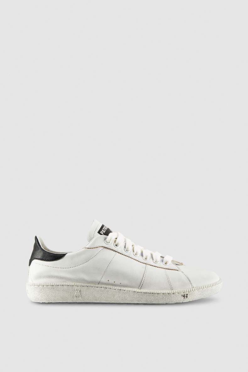 SKIN Sneakers &apos;93 in leather, White, Patrizia Pepe