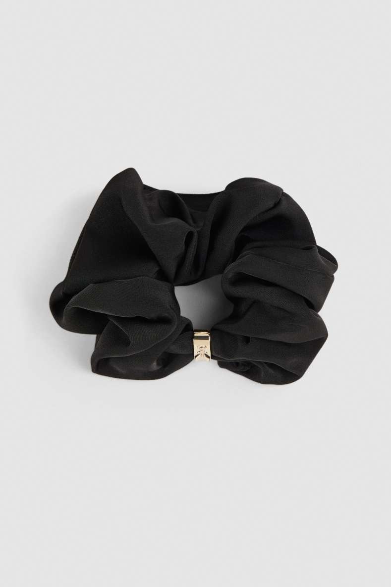 Hair scrunchies, Black, Patrizia Pepe