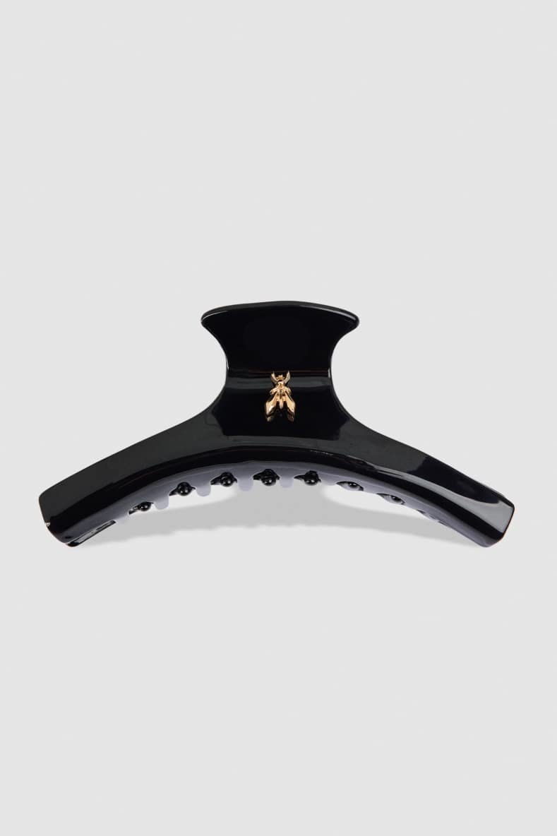 Hair clip with Fly, Black, Patrizia Pepe