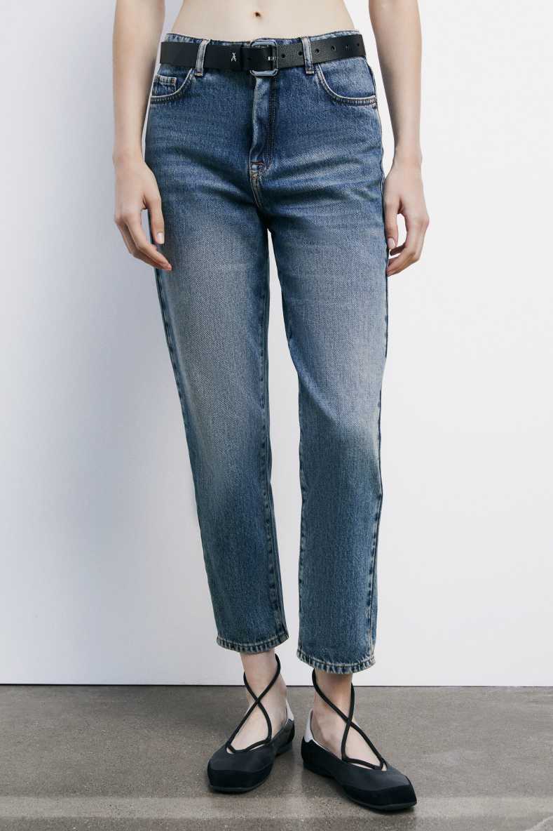 High-waisted cigarette jeans, Light Blue, Patrizia Pepe