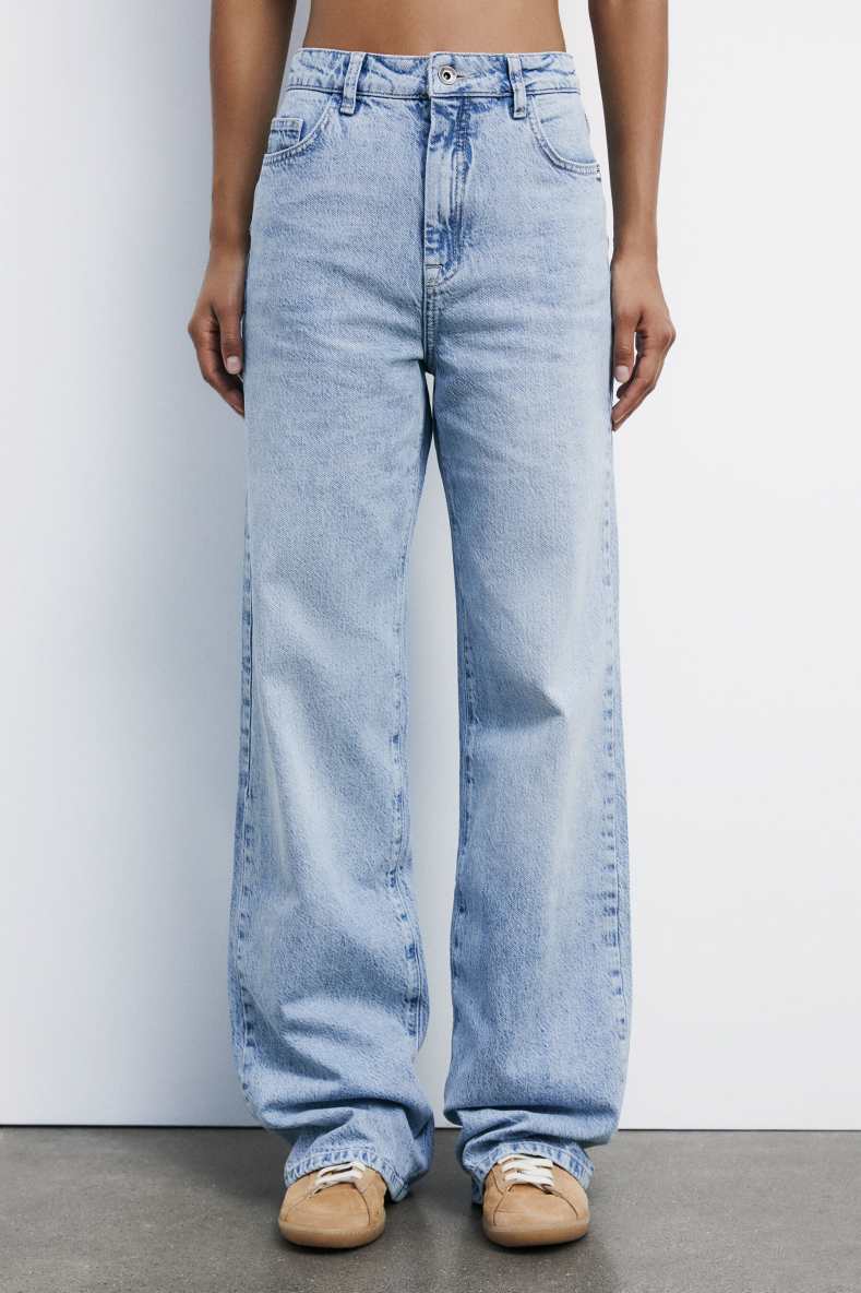High-waisted straight jeans, Blue, Patrizia Pepe