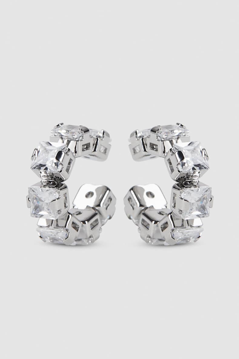 Earcuff Diamond Cut, Argento, Patrizia Pepe