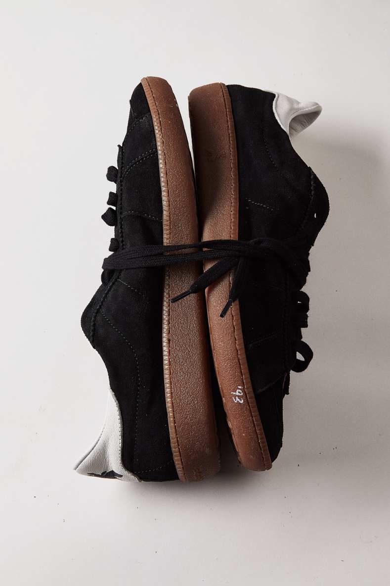SKIN &apos;93 sneakers in suede, Black, Patrizia Pepe