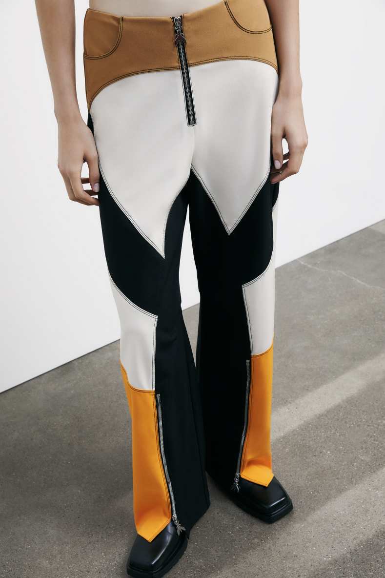 Color block Racing pants, Multicolor, Patrizia Pepe