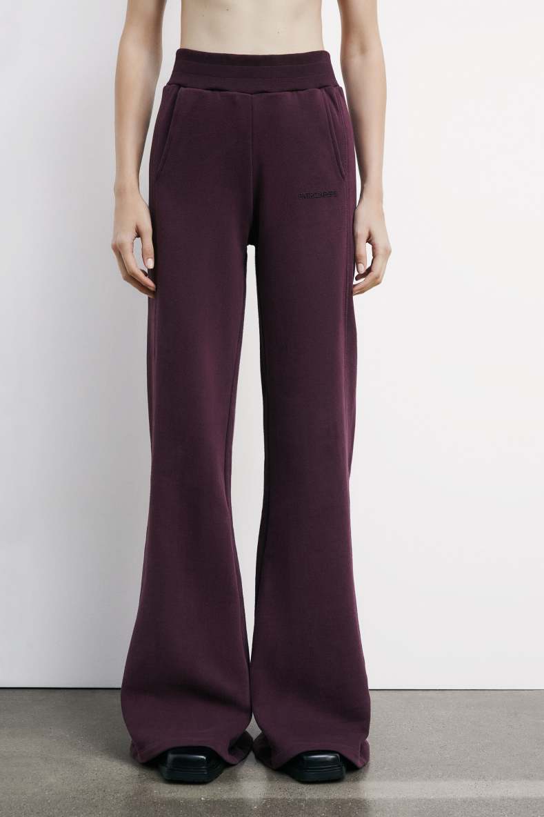 Flared sweatpants, Bordeaux, Patrizia Pepe