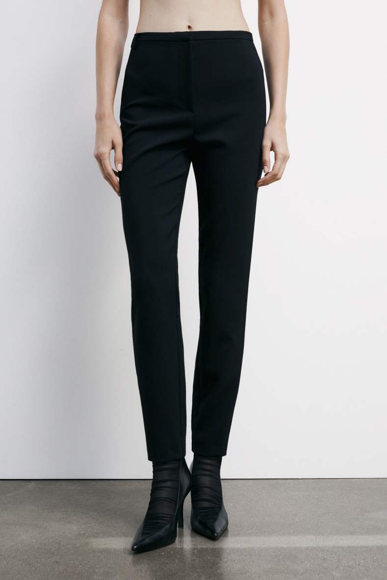 Skinny cigarette pants, Black, Patrizia Pepe