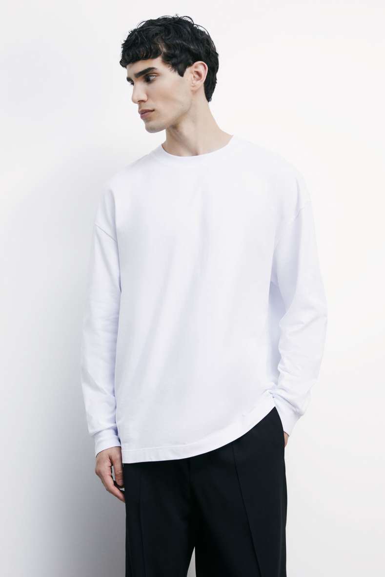 Cotton (IM)PERFECTION sweatshirt, White, Patrizia Pepe
