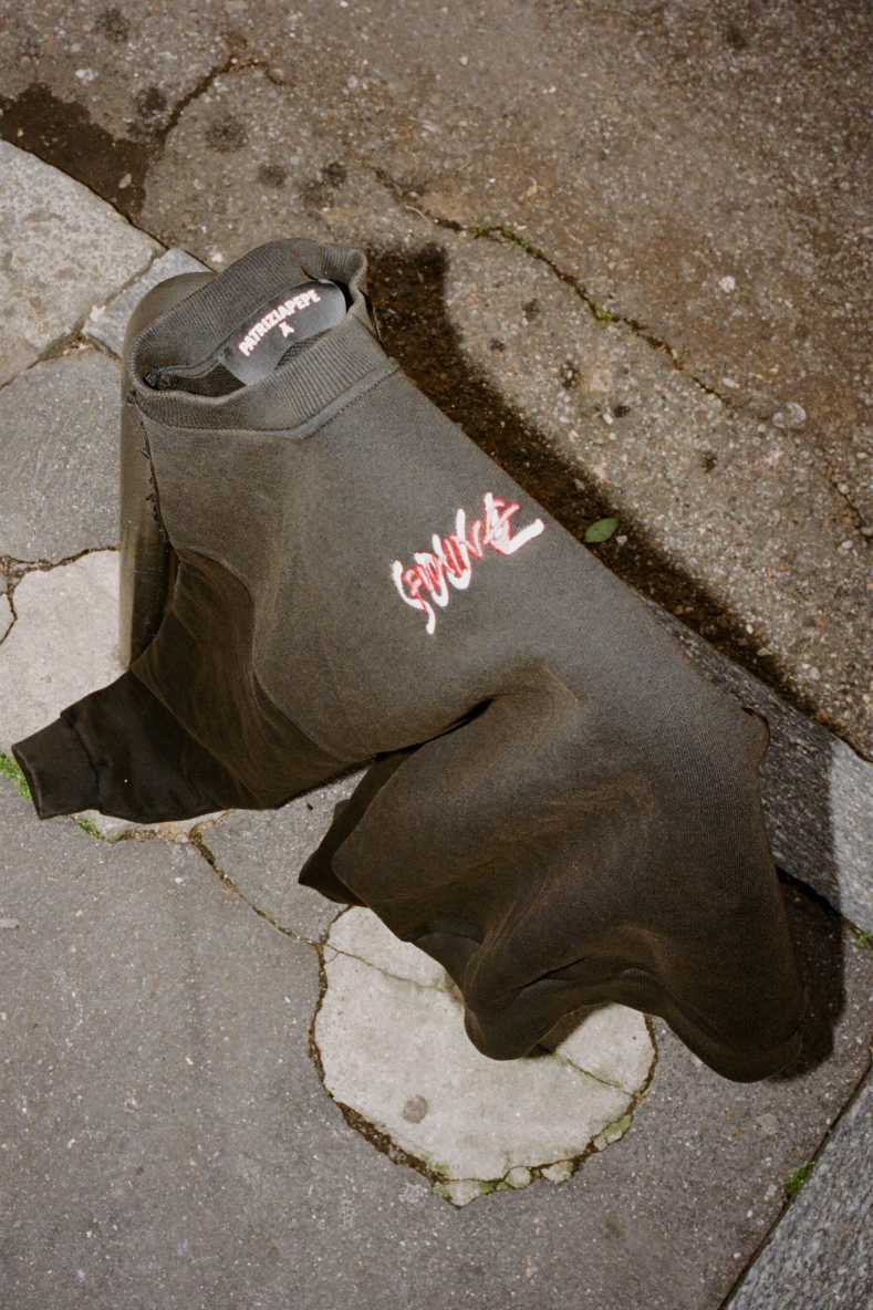 Cotton SOUL sweatshirt, Black, Patrizia Pepe