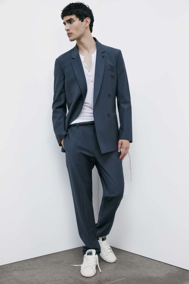 Cool wool cigarette fit pants, Grey, Patrizia Pepe