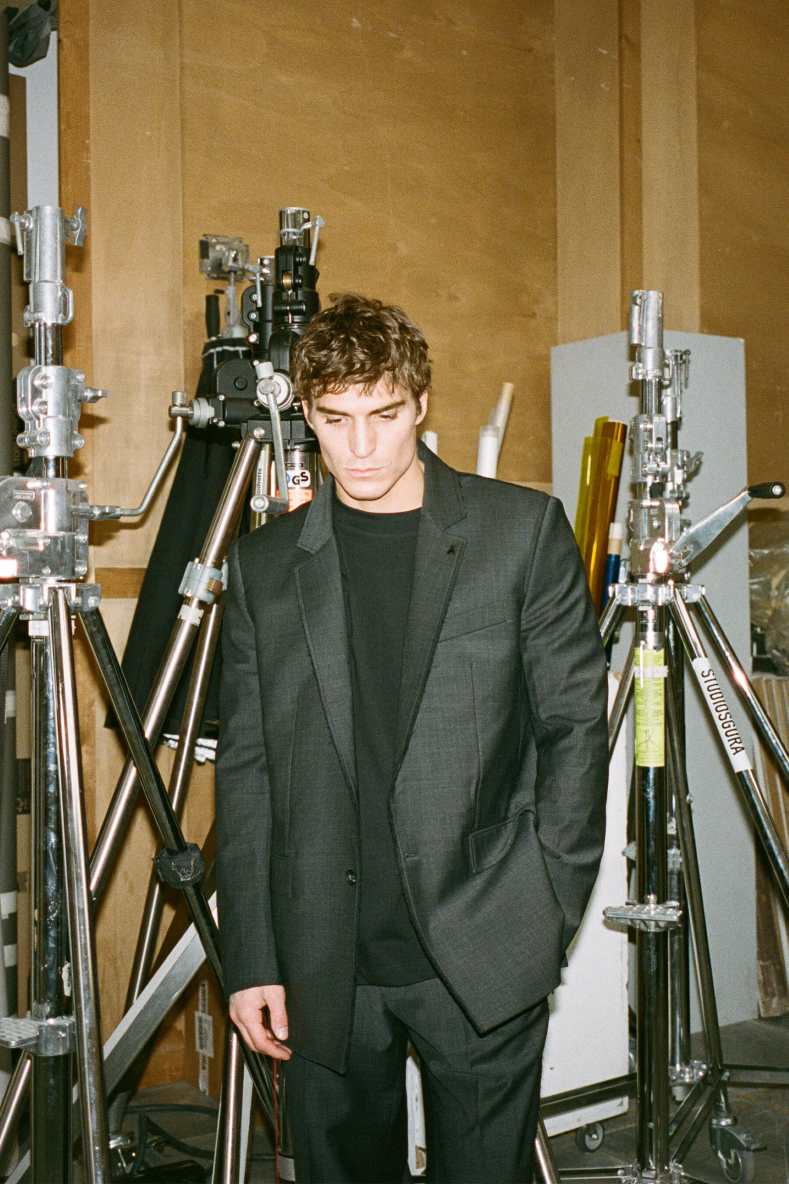 Single-breasted (IM)PERFECTION jacket in cool wool, Grey, Patrizia Pepe