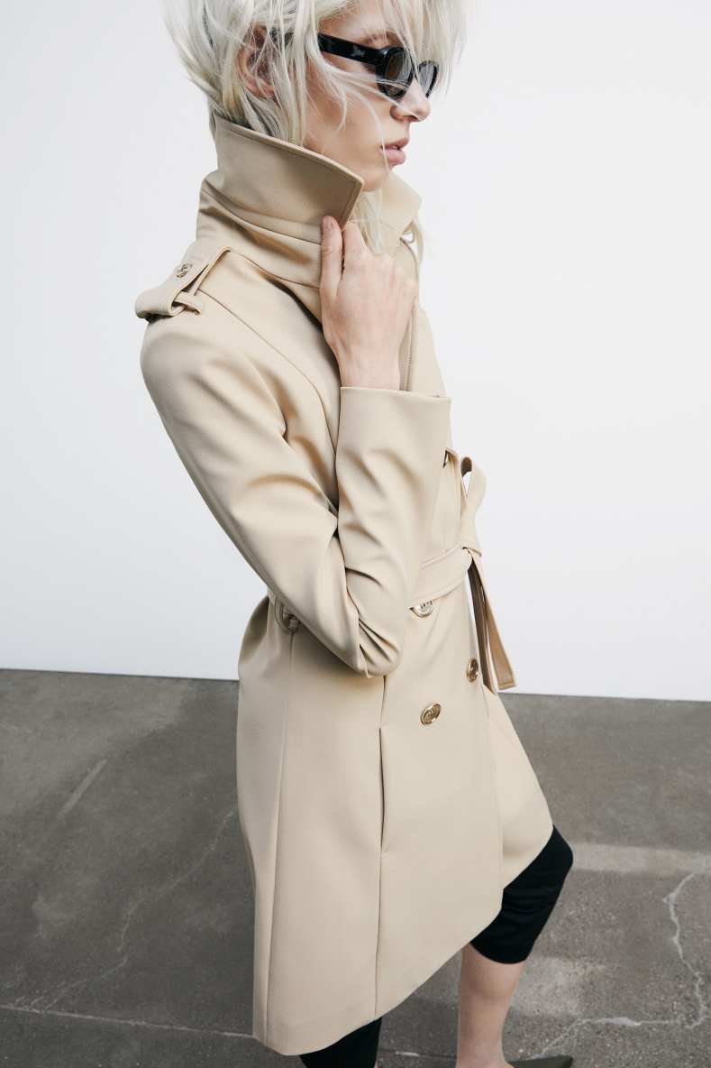 Trench, Beige, Patrizia Pepe