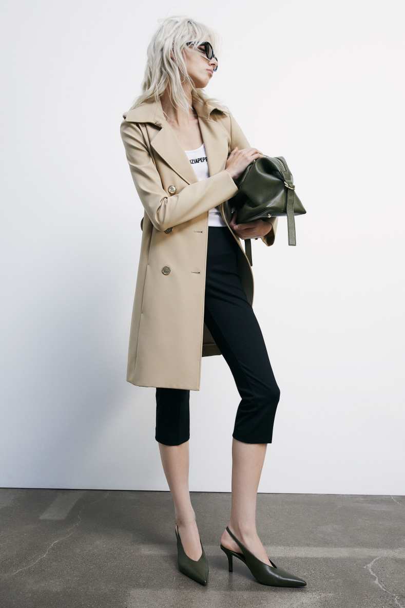 Trench, Beige, Patrizia Pepe
