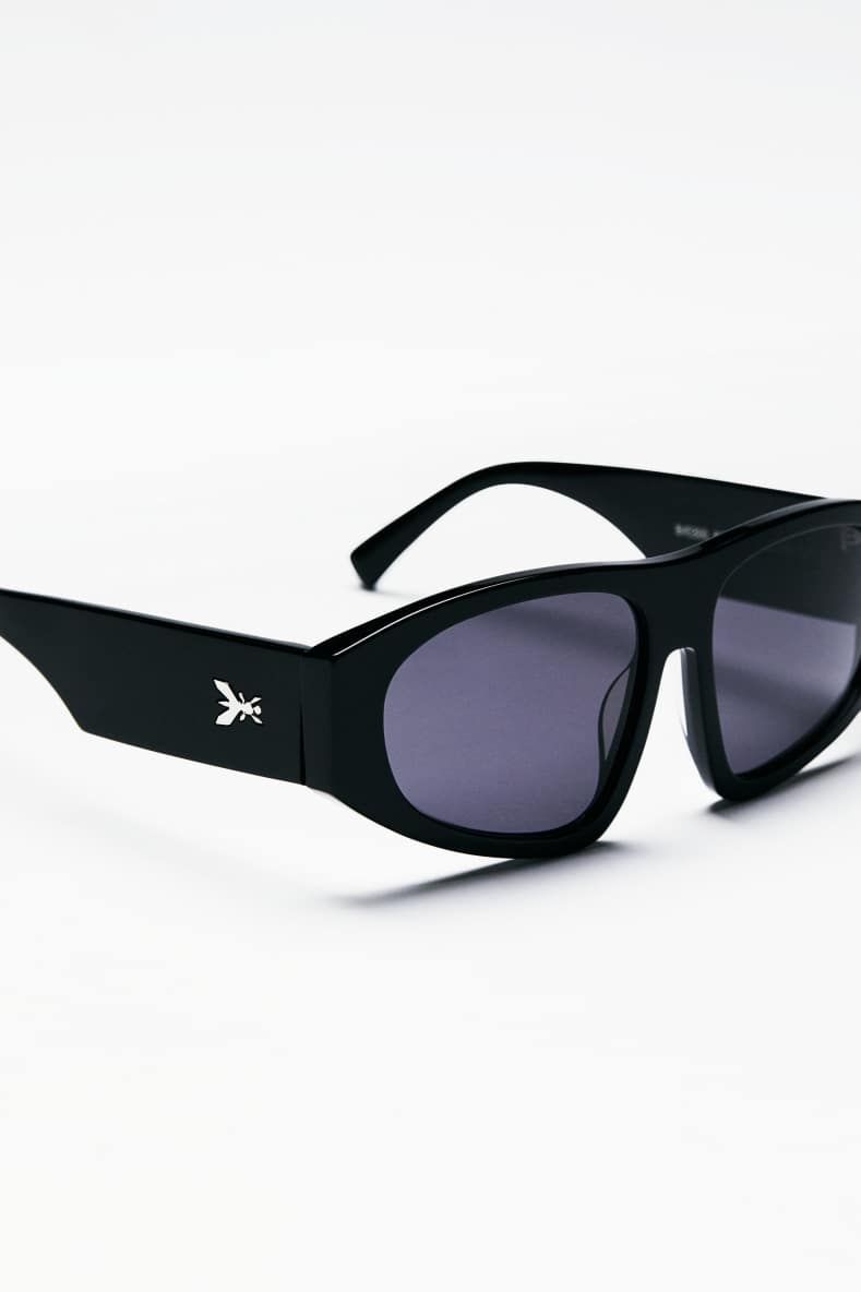 Visor Sunglasses, Black, Patrizia Pepe