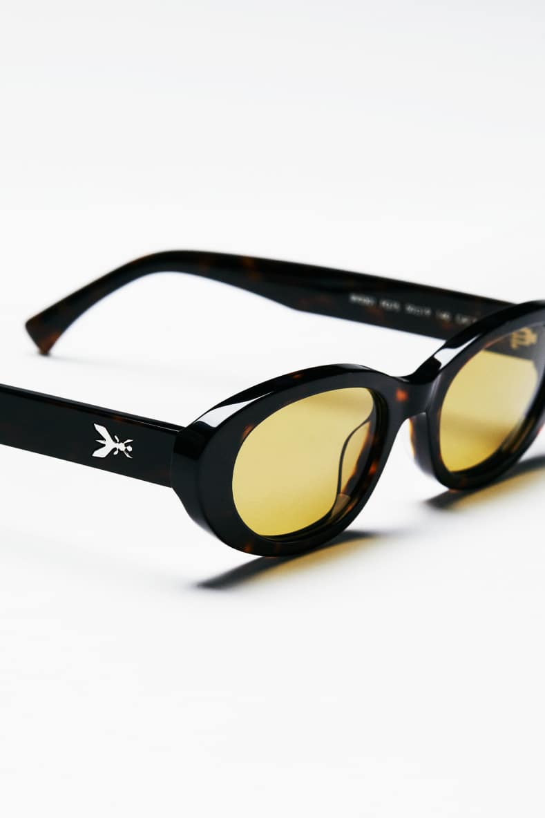 Oval Sunglasses, Brown, Patrizia Pepe