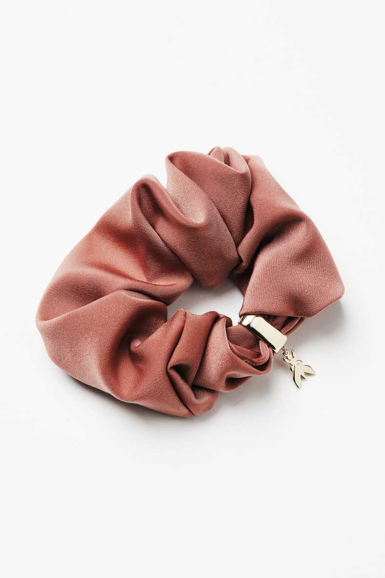 Hair scrunchies with Fly pendant, Pink, Patrizia Pepe