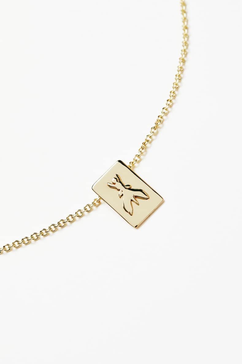 Mikro Fly Halskette, Gold, Patrizia Pepe