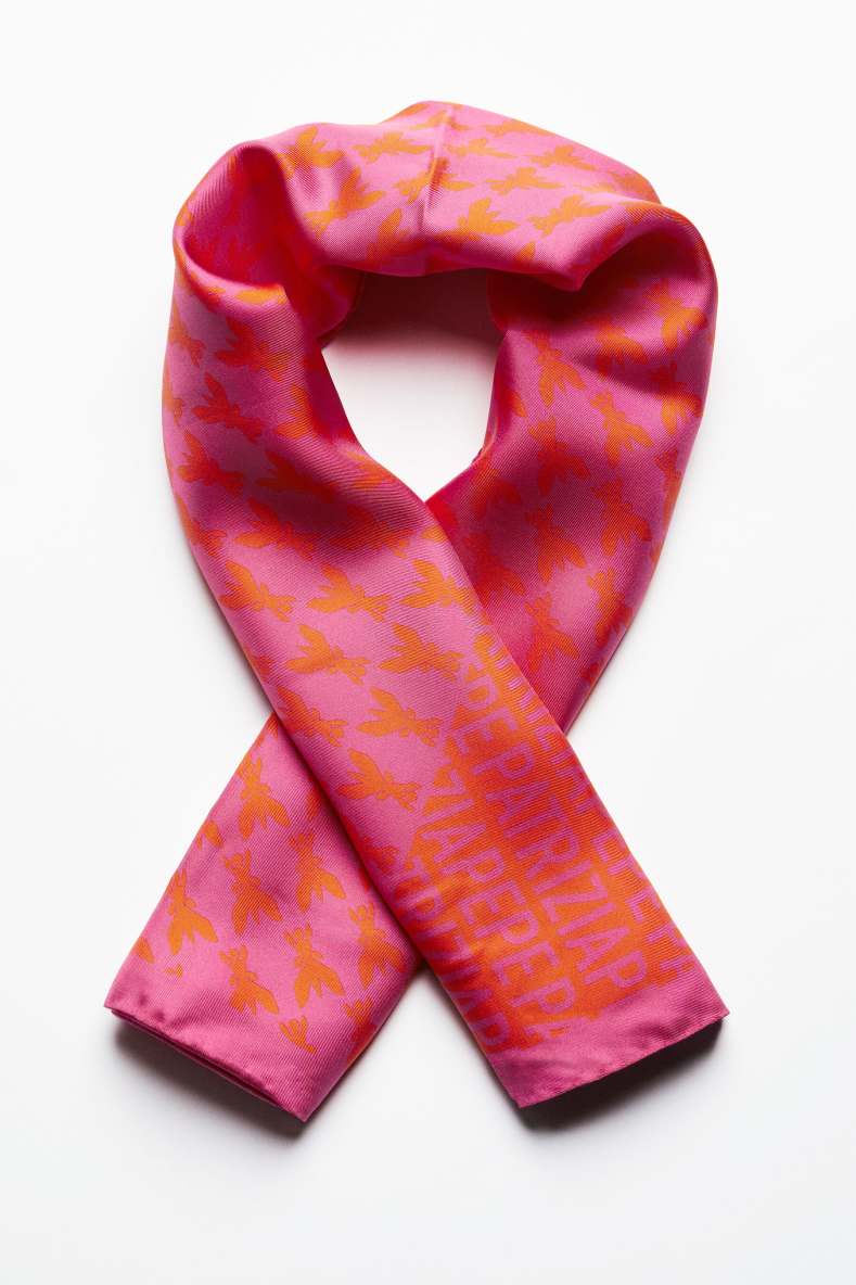 Printed silk foulard, Multicolor, Patrizia Pepe